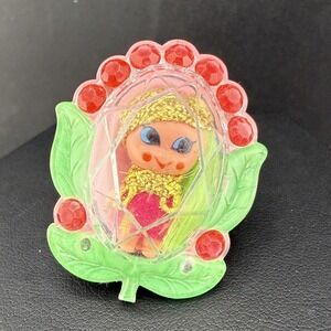 Vintage Mattel Inc. Ring Jewelry Liddle Kiddles Doll Flower Adjustable
